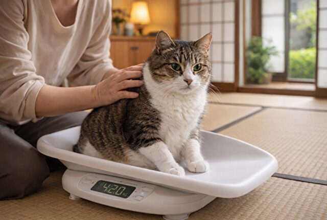 高齢猫の体重を管理する方法