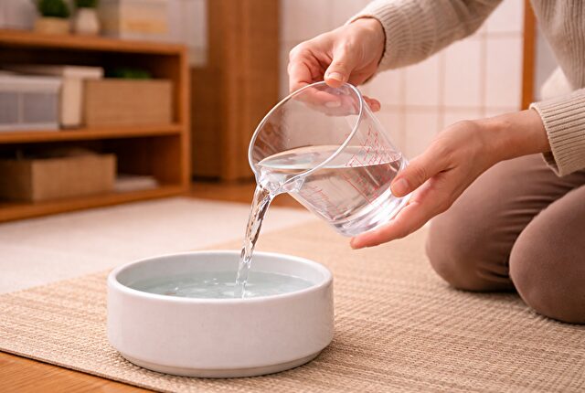 シニア猫の水を飲む量の目安